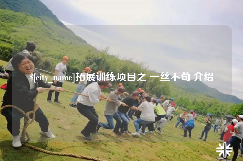 宁夏拓展训练项目之 一丝不苟 介绍